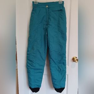 INSIDE EDGE INSULATED SKI/SNOW PANTS W/STIRRUPS MEDIUM STYLE NO. L7755 TEAL